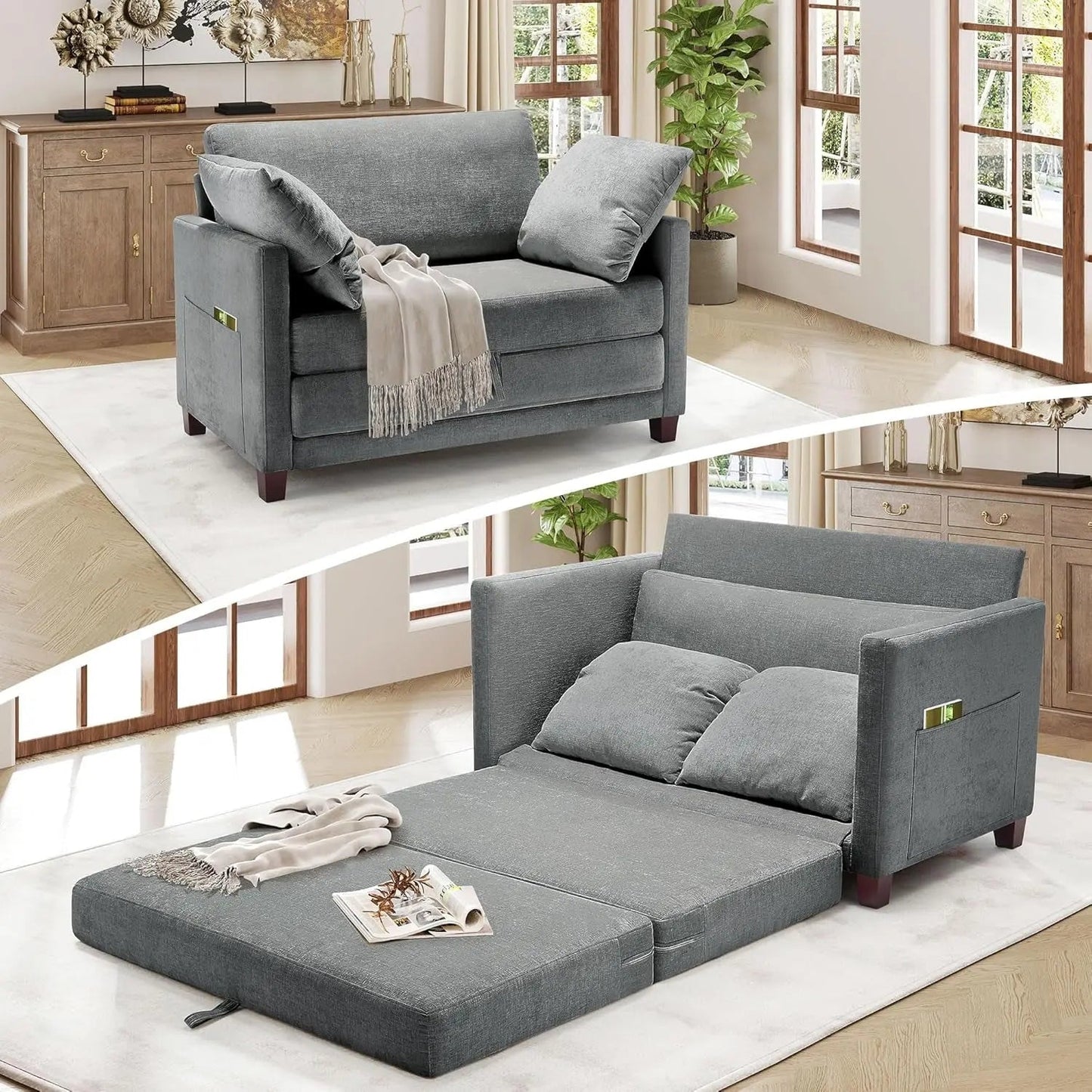 Convertible Loveseat Sleeper Sofa Bed for Small Spaces - Get it from Bo