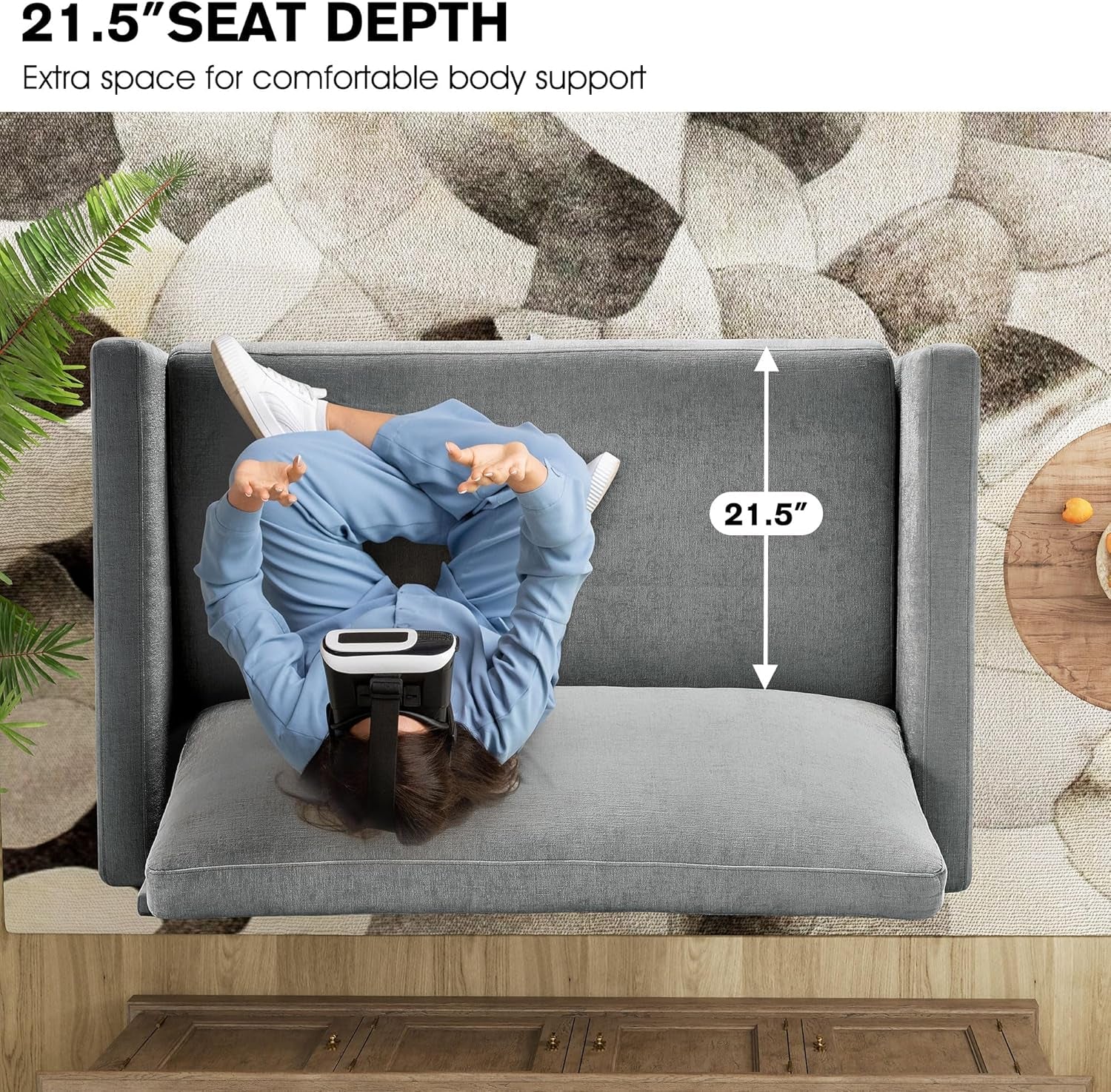 Convertible Loveseat Sleeper Sofa Bed for Small Spaces ShipItFurniture