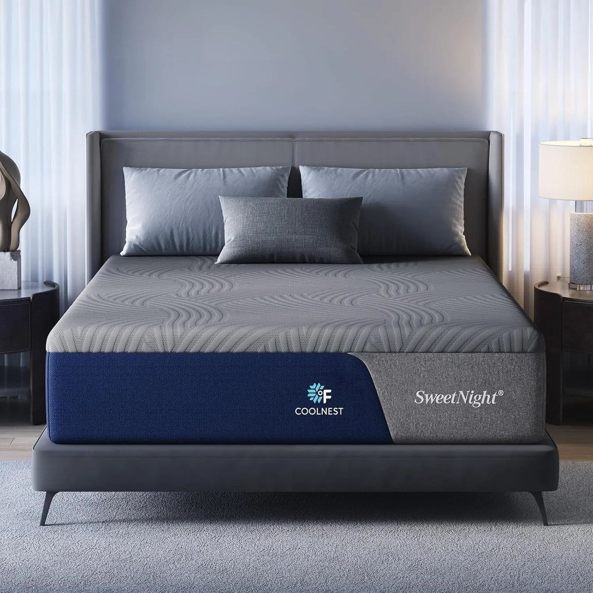Cooling Gel Memory Foam Queen Mattress for Comfort - Get it from Bo