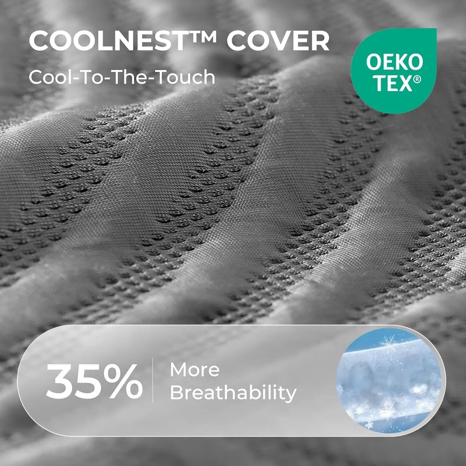 Cooling Gel Memory Foam Queen Mattress for Comfort - Get it from Bo
