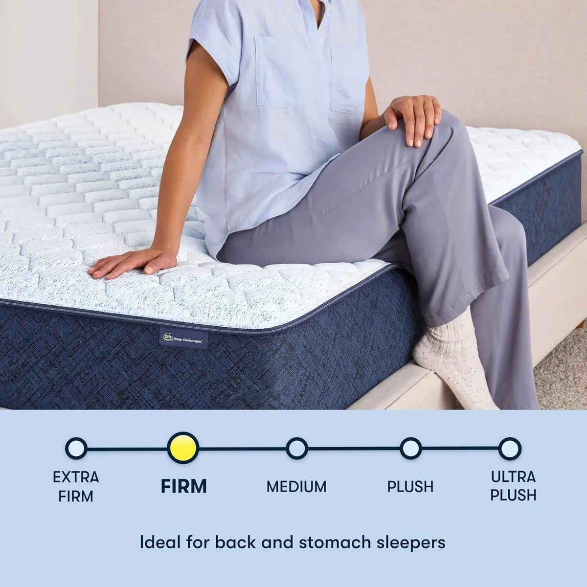 Cooling Hybrid King Mattress With Targeted Support Zones - Get it from Bo