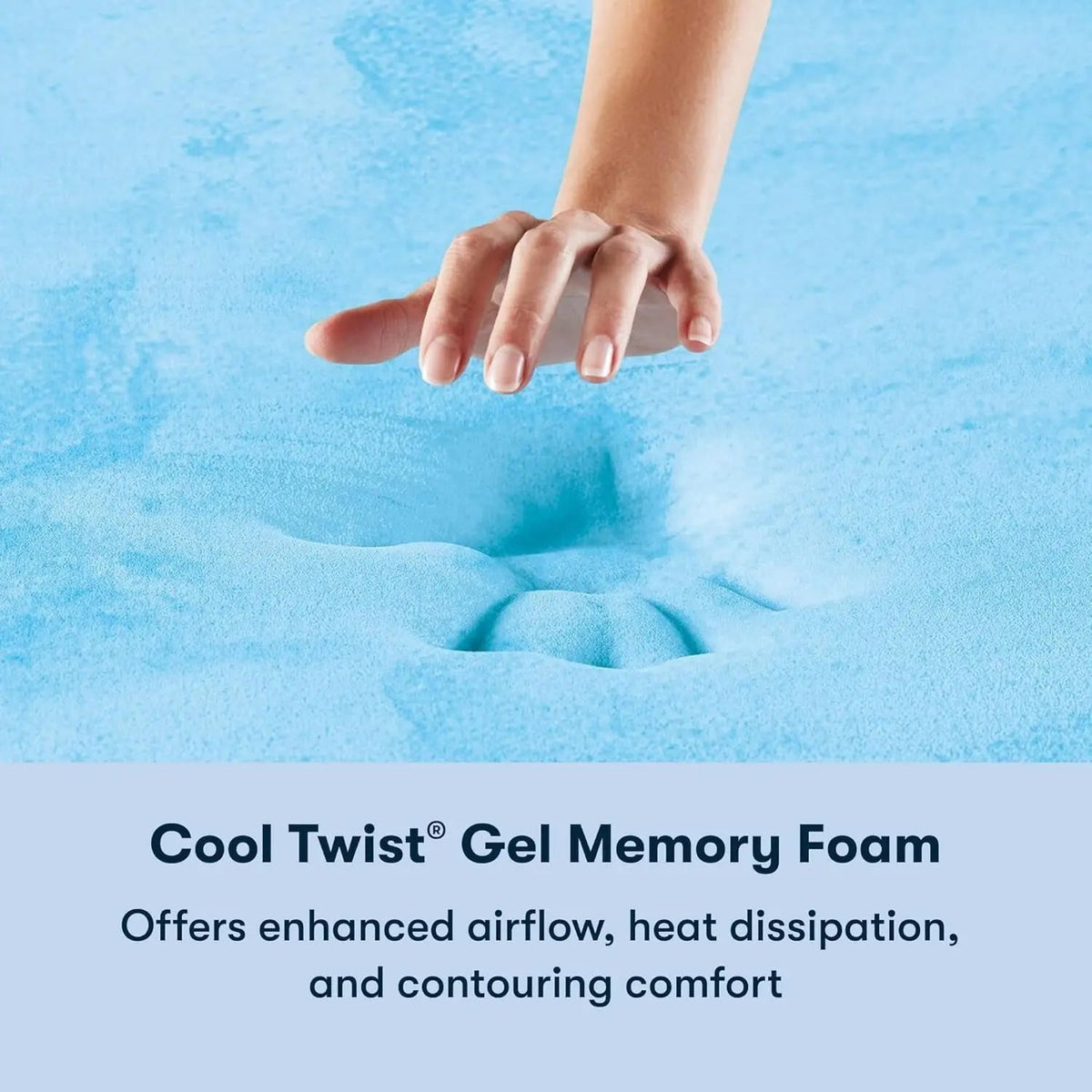 Cooling Queen Memory Foam Mattress With Pressure Relief - Get it from Bo