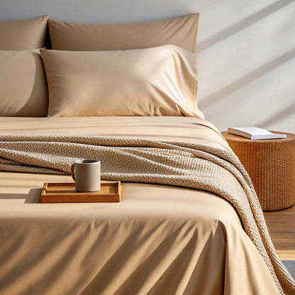 Copper Infused Bamboo Sheet Set | Antimicrobial Comfort - Get it from Bo