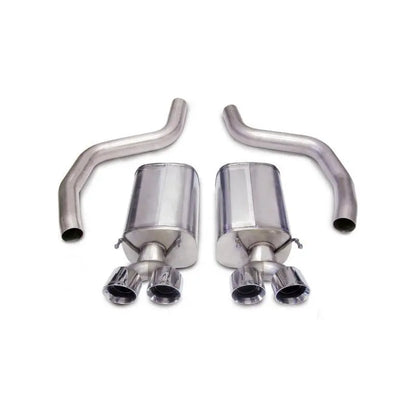 Corsa 06-13 Chevrolet Corvette C6 Z06 7.0L V8 Polished Sport Axle-Back Exhaust NP Motorsports