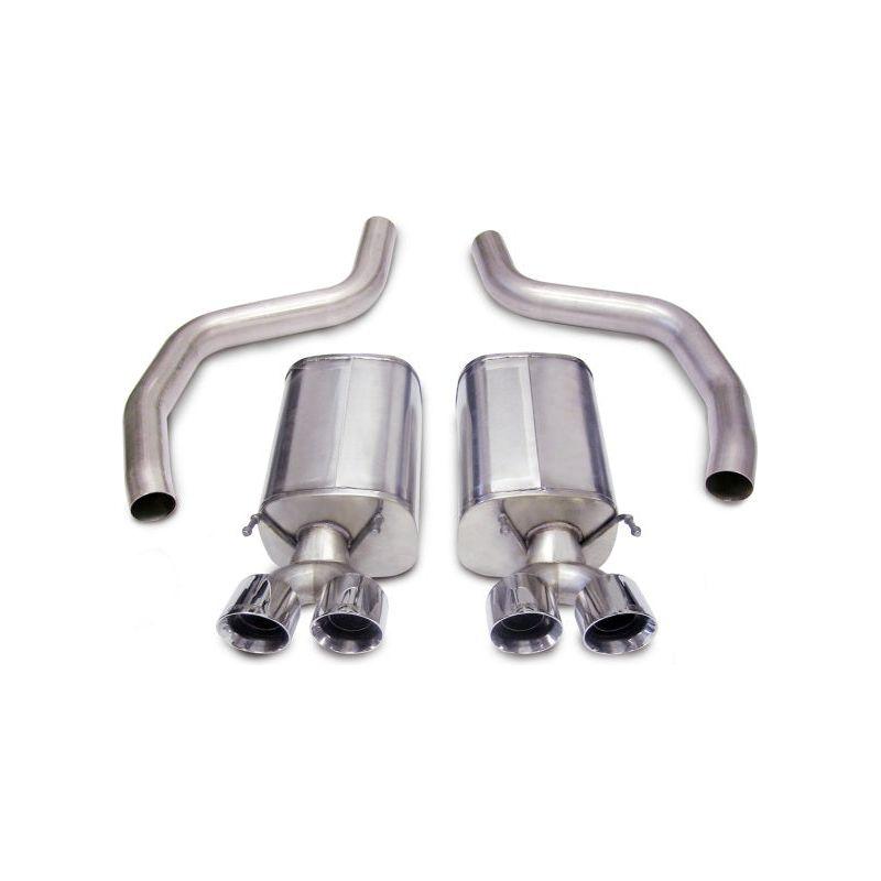 Corsa 06-13 Chevrolet Corvette C6 Z06 7.0L V8 Polished Sport Axle-Back Exhaust NP Motorsports