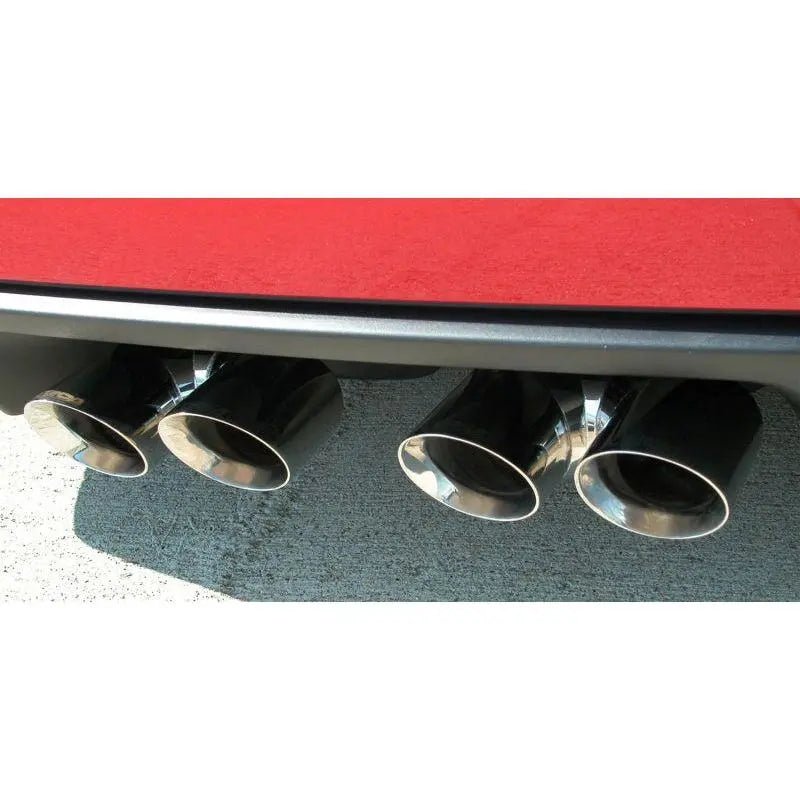 Corsa 06-13 Chevrolet Corvette C6 Z06 7.0L V8 Polished Sport Axle-Back Exhaust - Get it from Bo