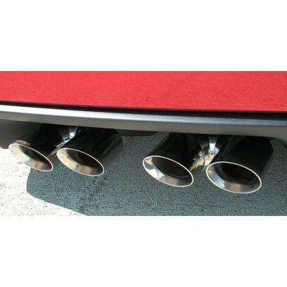 Corsa 06-13 Chevrolet Corvette C6 Z06 7.0L V8 Polished Sport Axle-Back Exhaust - Get it from Bo