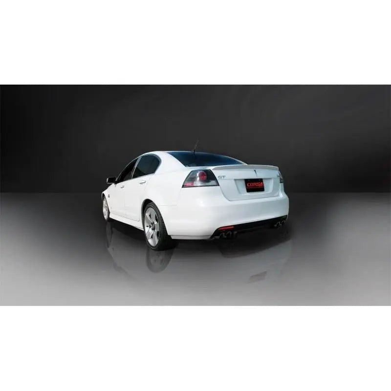 Corsa 08-09 Pontiac G8 GXP 6.0L V8 Sport Cat-Back w/ Dual 3in Black Tips - Get it from Bo