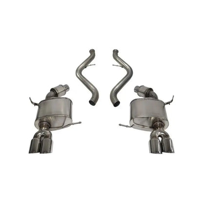 Corsa 08-12 BMW M3 Convertible E93 Polished Sport Cat-Back Exhaust NP Motorsports