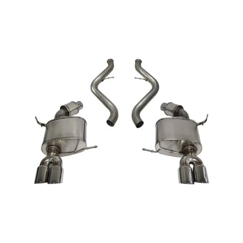 Corsa 08-12 BMW M3 Convertible E93 Polished Sport Cat-Back Exhaust - Get it from Bo