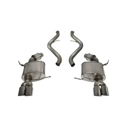 Corsa 08-12 BMW M3 Convertible E93 Polished Sport Cat-Back Exhaust - Get it from Bo