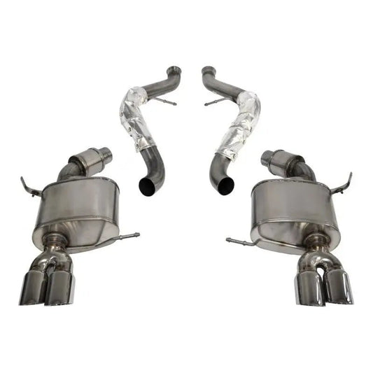 Corsa 08-12 BMW M3 Convertible E93 Polished Sport Cat-Back Exhaust - Get it from Bo