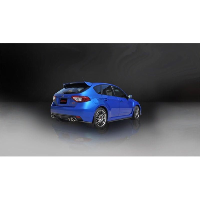 Corsa 08-13 Subaru Impreza Hatchback STI 2.5L Turbo Manual Polished Sport Cat-Back Exhaust NP Motorsports