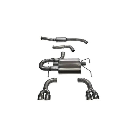 Corsa 08-13 Subaru Impreza Hatchback STI 2.5L Turbo Manual Polished Sport Cat-Back Exhaust - Get it from Bo