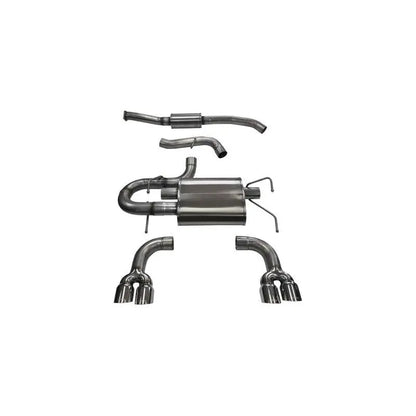 Corsa 08-13 Subaru Impreza Hatchback STI 2.5L Turbo Manual Polished Sport Cat-Back Exhaust NP Motorsports
