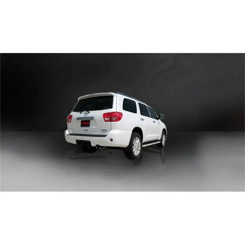 Corsa 08-13 Toyota Sequoia 5.7L V8 Touring Cat-Back Exhaust w/Black 4in Tip - Get it from Bo