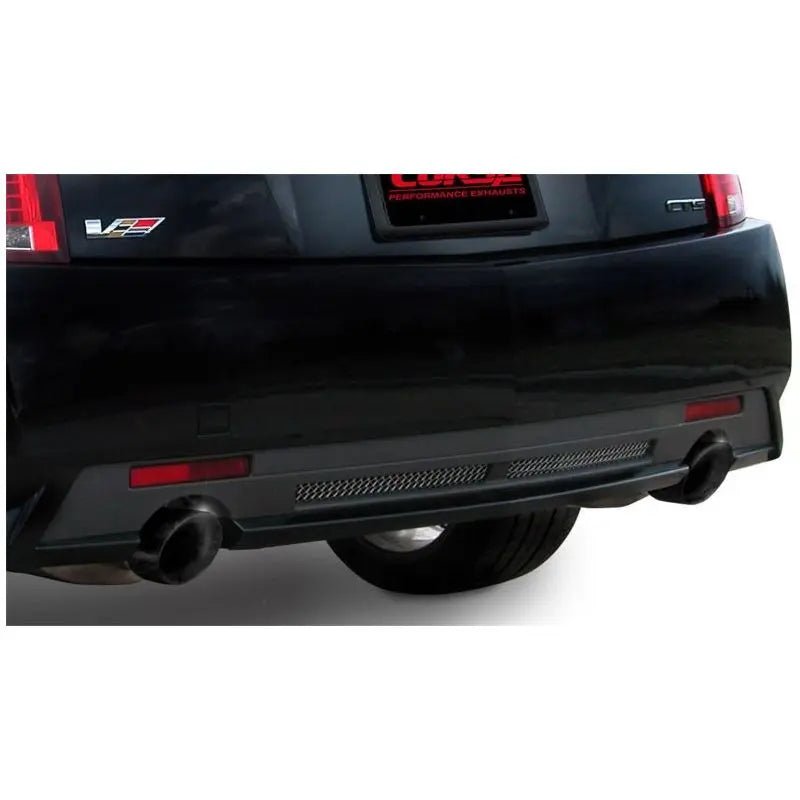 Corsa 09-13 Cadillac CTS Sedan V 6.2L V8 Black Sport Axle-Back Exhaust - Get it from Bo