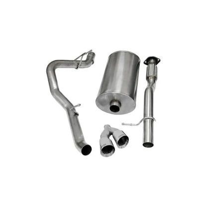 Corsa 09-13 Chevrolet Suburban 1500 5.3L V8 Polished Sport Cat-Back Exhaust NP Motorsports