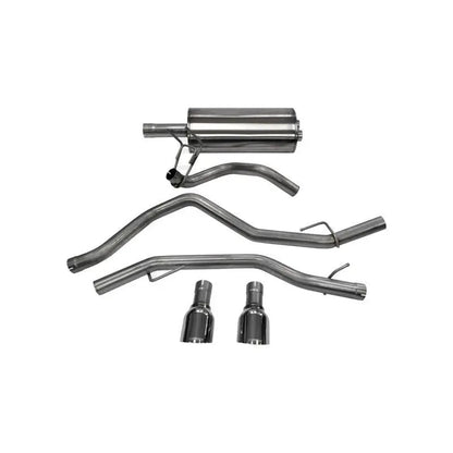 Corsa 09-14 Dodge Ram 1500 4.7L Quad/Crew Cab/Short Bed Polished Dual Exit Cat-Back Exhaust - Get it from Bo