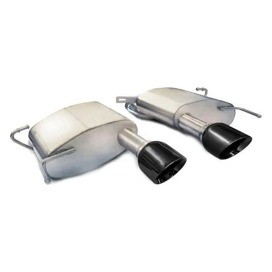 Corsa 11-13 Cadillac CTS Coupe V 6.2L V8 Black Sport Axle-Back Exhaust - Get it from Bo