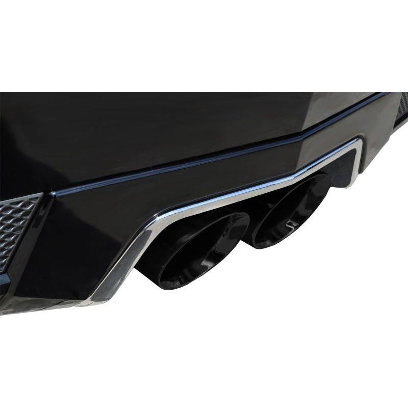 Corsa 11-13 Cadillac CTS Coupe V 6.2L V8 Black Sport Axle-Back Exhaust NP Motorsports