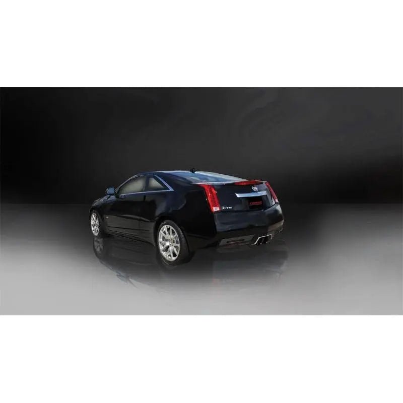 Corsa 11-13 Cadillac CTS Coupe V 6.2L V8 Black Sport Axle-Back Exhaust - Get it from Bo