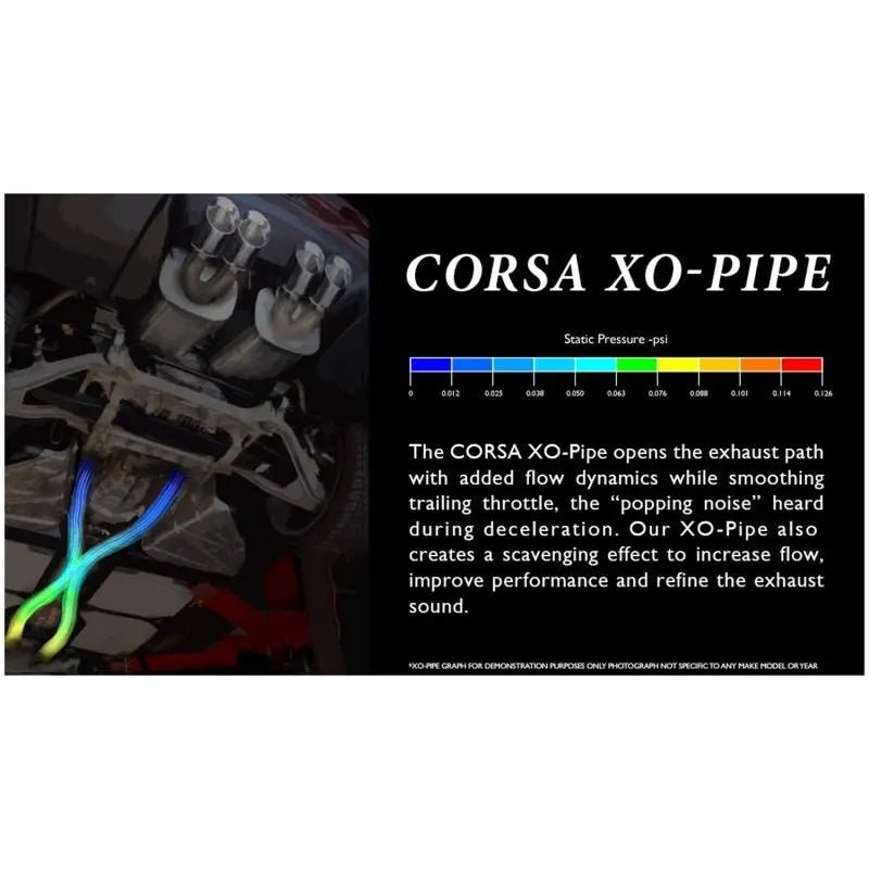 Corsa 11-14 Ford Mustang GT 5.0L V8 2.75in XO-Pipe w/ Cat - Get it from Bo