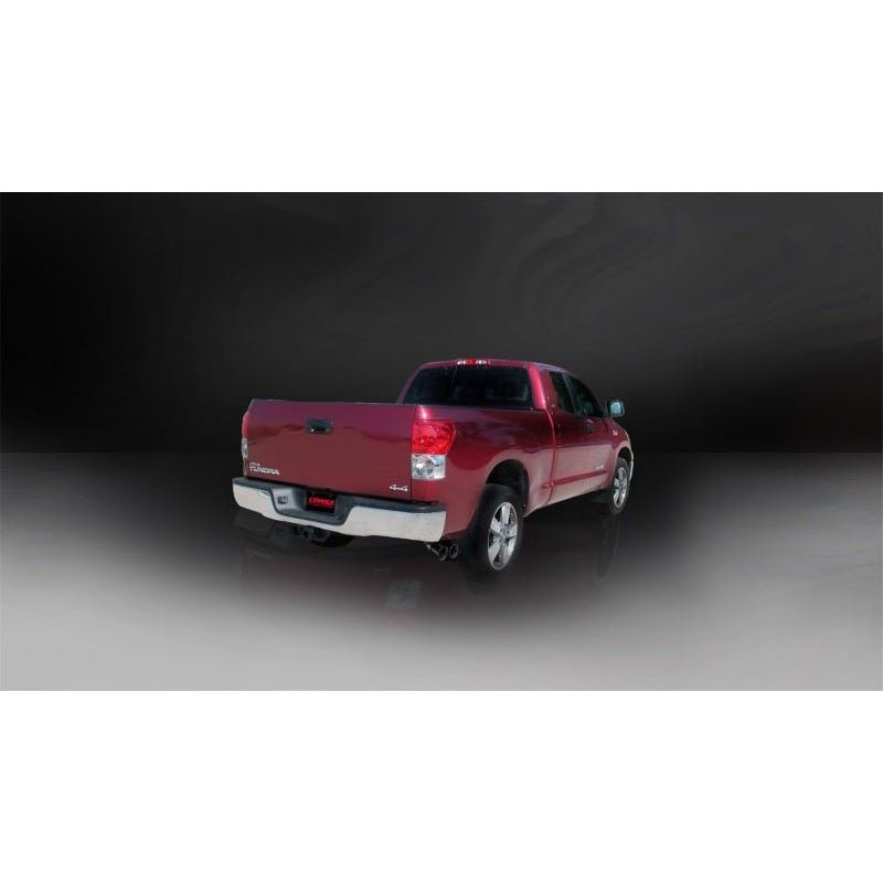 Corsa 11-14 Toyota Tundra Double Cab/Crew Max 5.7L V8 Black Sport Cat-Back Exhaust NP Motorsports
