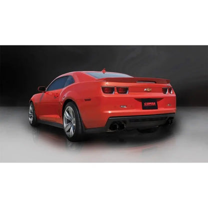 Corsa 12-13 Chevrolet Camaro Coupe ZL1 6.2L V8 Black Sport Cat-Back + XO Exhaust NP Motorsports