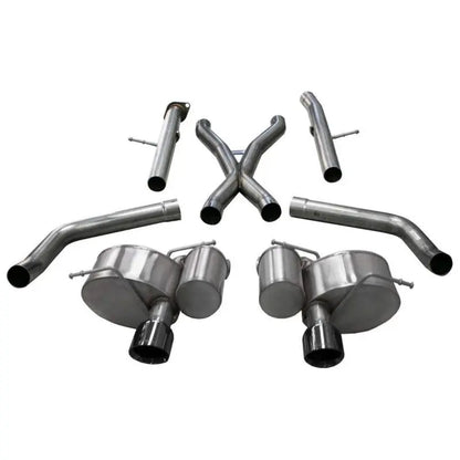 Corsa 12-20 Jeep Grand Cherokee SRT 2.75in Dual Rear Xtreme Cat-Back Exhaust - Black PVD Tip Finish NP Motorsports