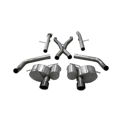 Corsa 12-20 Jeep Grand Cherokee SRT 2.75in Dual Rear Xtreme Cat-Back Exhaust - Black PVD Tip Finish NP Motorsports