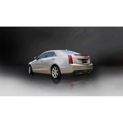 Corsa 13-14 Cadillac ATS Sedan 2.0L A/T Polished Sport Dual Rear Cat-Back Exhaust - Get it from Bo