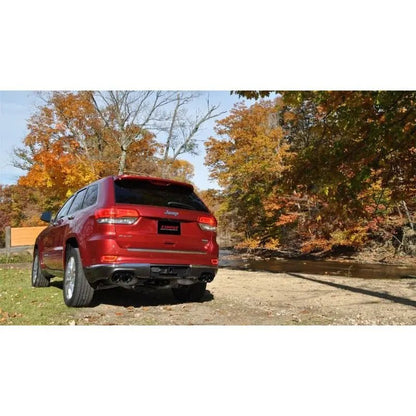 Corsa 14-16 Jeep Grand Cherokee Summit Edition Black 2.5in Dual Rear Exit Cat-Back Exhaust - Get it from Bo
