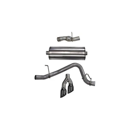 Corsa 15-16 GMC Yukon Denali 6.2L V8 Single Side Exit Cat-Back Exhaust w/ Polished Black Tips NP Motorsports