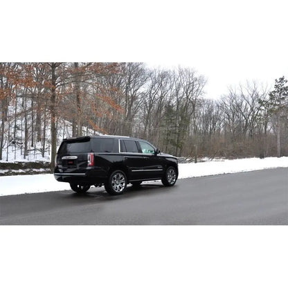 Corsa 15-16 GMC Yukon Denali 6.2L V8 Single Side Exit Cat-Back Exhaust w/ Polished Black Tips NP Motorsports