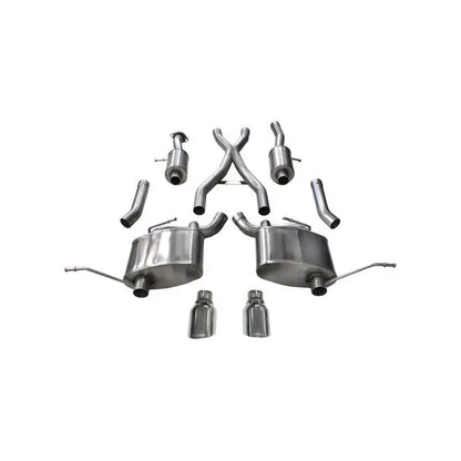Corsa 15-16 Jeep Grand Cherokee Polished 2.5in Dual Rear Exit Cat-Back Exhaust - Get it from Bo