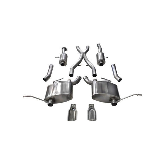 Corsa 15-16 Jeep Grand Cherokee Polished 2.5in Dual Rear Exit Cat-Back Exhaust NP Motorsports