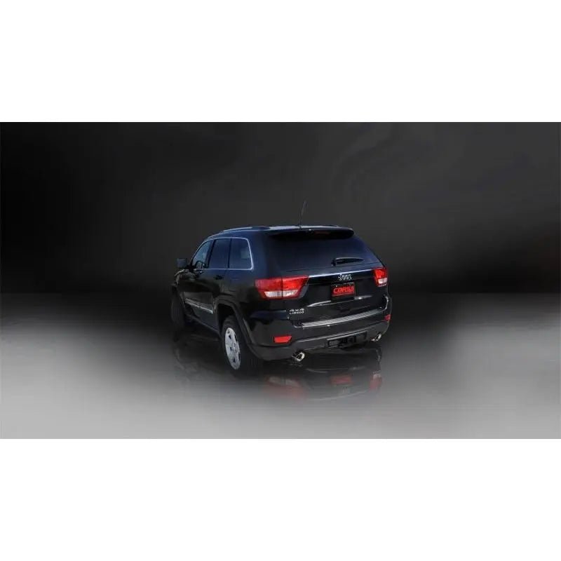 Corsa 15-16 Jeep Grand Cherokee Polished 2.5in Dual Rear Exit Cat-Back Exhaust - Get it from Bo