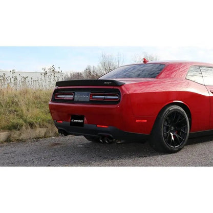 Corsa 15-17 Dodge Challenger Hellcat Dual Rear Exit Extreme Exhaust w/ 3.5in Black Tips - Get it from Bo