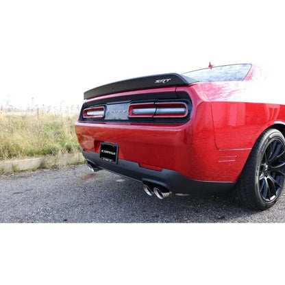 Corsa 15-17 Dodge Challenger Hellcat Dual Rear Exit Extreme Exhaust w/ 3.5in Polished Tips NP Motorsports