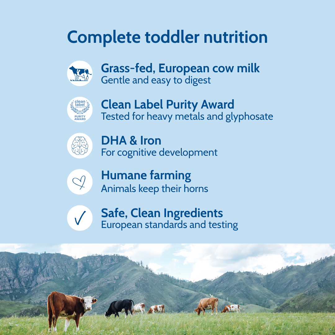Holle Cow Milk Toddler Drink - Stage 3 | Non GMO (14 oz) Holle USA