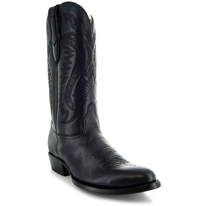 Cowboy Dress Boots | Mens Classic Round-Toe Boots (H7001) - Get it from Bo