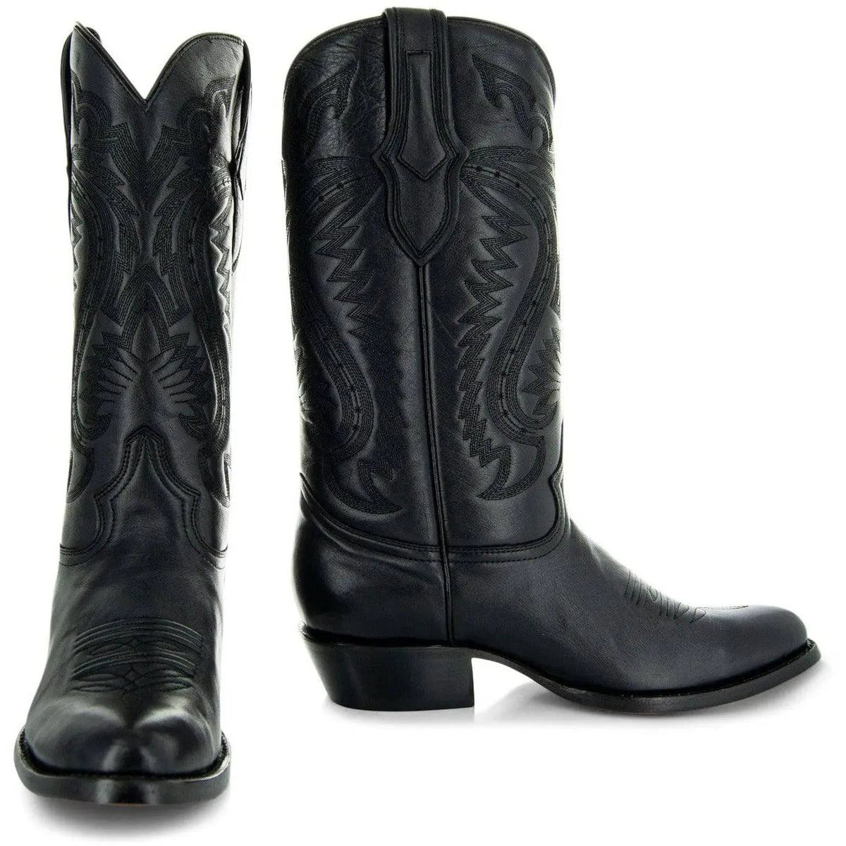 Cowboy Dress Boots | Mens Classic Round-Toe Boots (H7001) - Get it from Bo