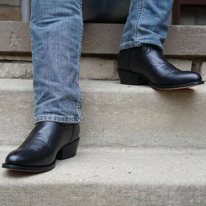 Cowboy Dress Boots | Mens Classic Round-Toe Boots (H7001) - Get it from Bo