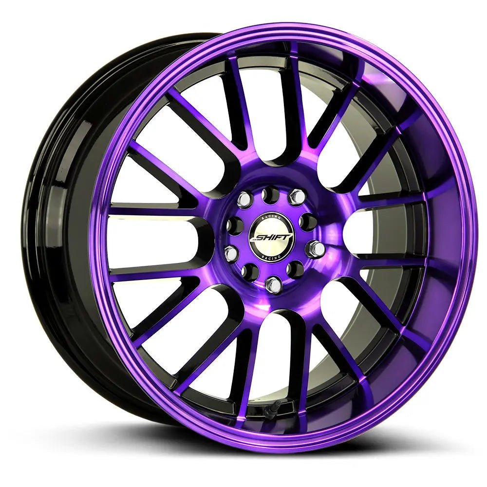 Crank Gloss Black Purple Machined - Get it from Bo