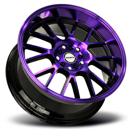 Crank Gloss Black Purple Machined - Get it from Bo