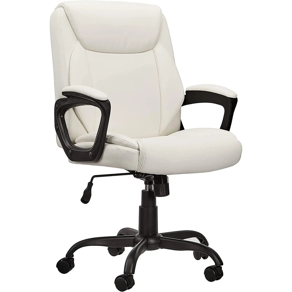 Cream Padded Office Chair Armrests Height Adjustable - Get it from Bo