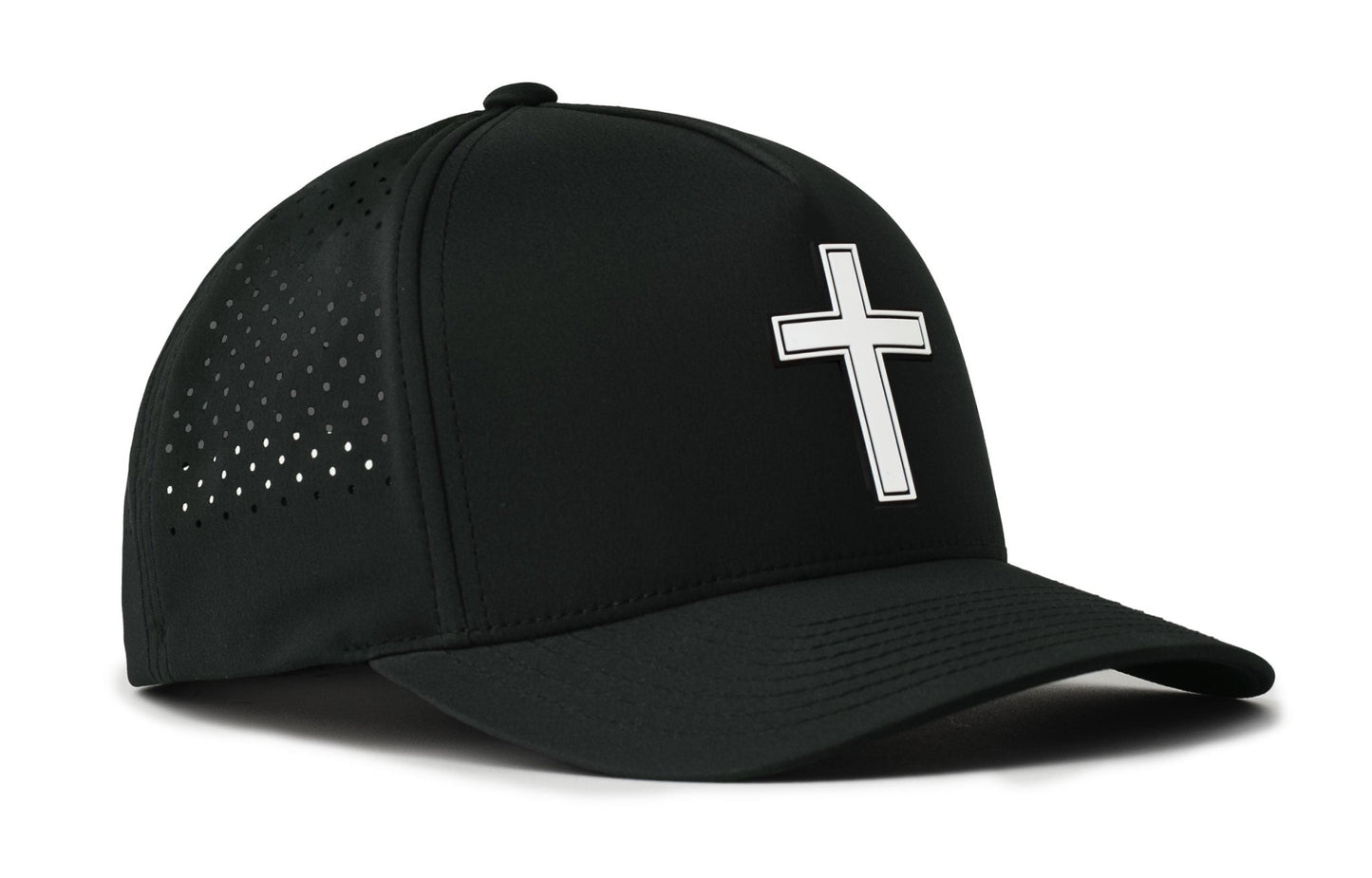 Cross Performance 5-Panel Hat | White Christian Flexfit Snapback - Get it from Bo