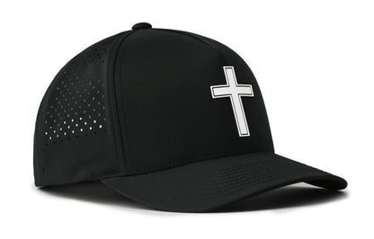 Cross Performance 5-Panel Hat | White Christian Flexfit Snapback - Get it from Bo