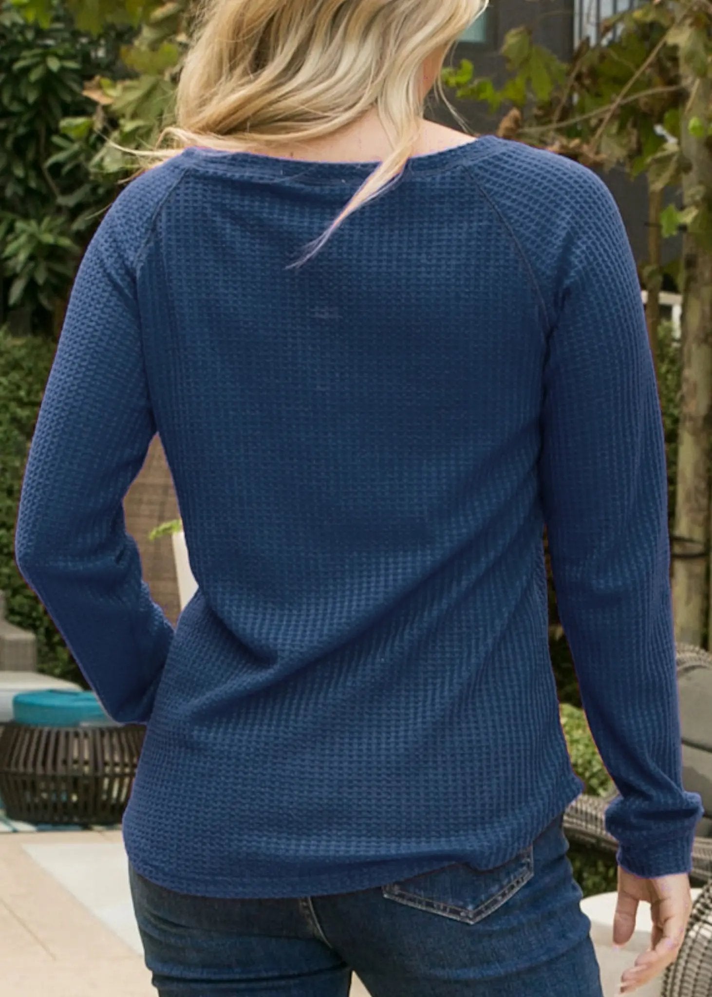 Cross Stitching Textured Pullover - Get it from Bo
